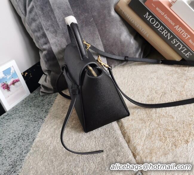 Reasonable Price Celine Belt Pico Nano Bag in Grained Leather 189003 Black 2025