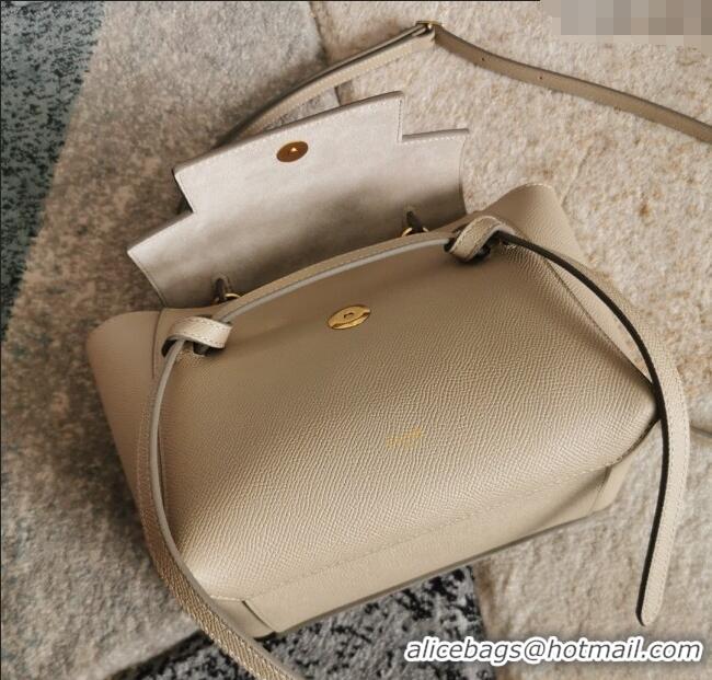 Best Product Celine Belt Pico Nano Bag in Grained Leather 189003 Beige 2025