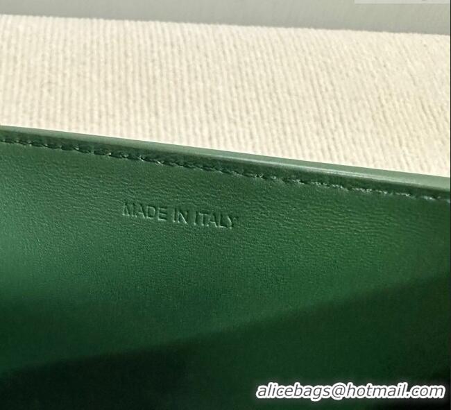 Grade Design Celine College Triomphe Chain Bag in Calfskin Leather 113583 Forest Green 2025