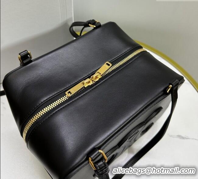 Top Quality Celine Folded Shoulder Bag in Calfskin Leather 111383 Black 2025