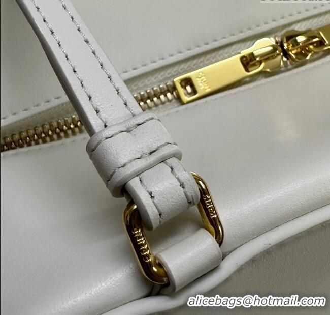 Best Price Celine Folded Shoulder Bag in Calfskin Leather 111383 White 2025
