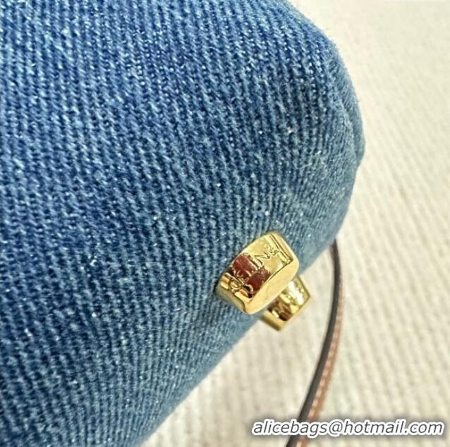 Big Discount Celine Teen Nino Bag in Triomphe Denim 118112 Blue 2025