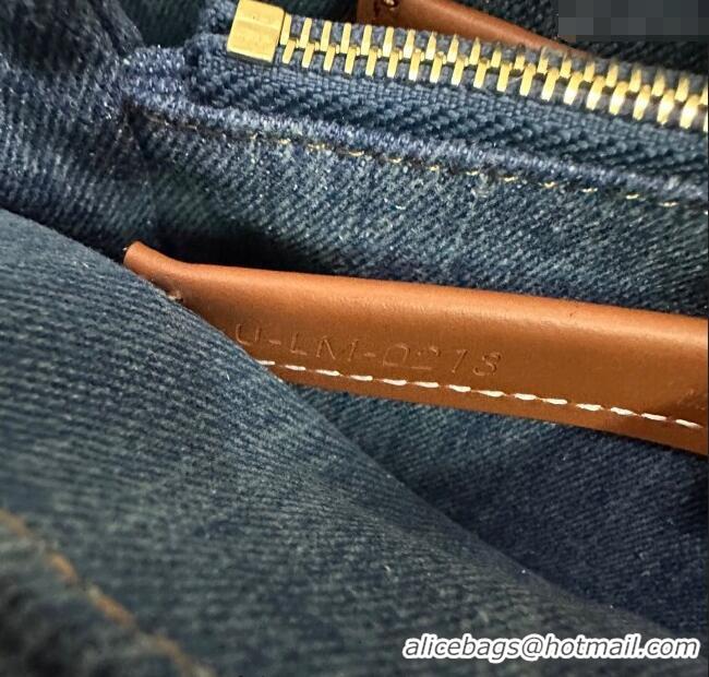 Big Discount Celine Teen Nino Bag in Triomphe Denim 118112 Blue 2025