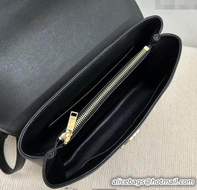 Top Grade Celine Medium Nino Top Handle bag in Smooth Calfskin 117523 Black 2025