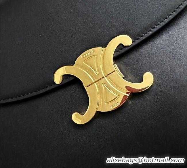 Top Grade Celine Medium Nino Top Handle bag in Smooth Calfskin 117523 Black 2025