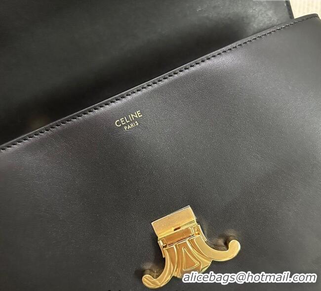 Top Grade Celine Medium Nino Top Handle bag in Smooth Calfskin 117523 Black 2025