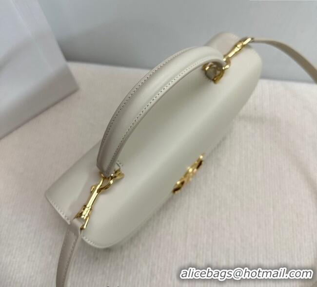 Top Grade Celine Medium Nino Top Handle bag in Smooth Calfskin 117523 Light Beige 2025