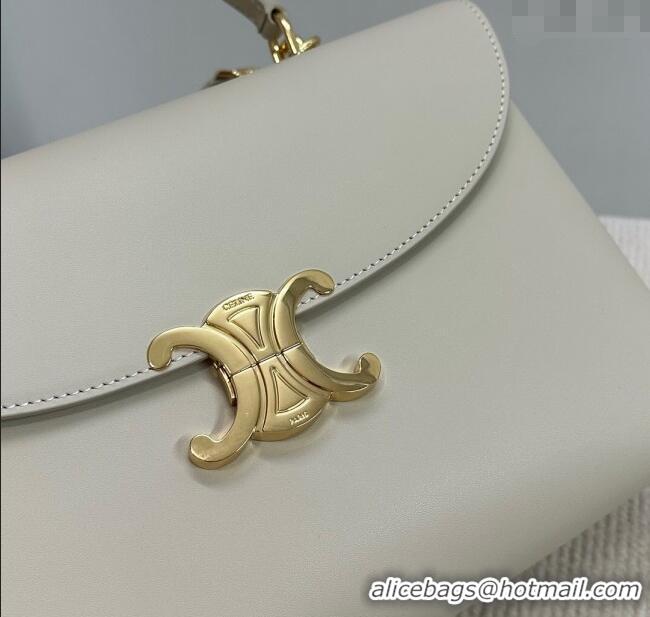 Top Grade Celine Medium Nino Top Handle bag in Smooth Calfskin 117523 Light Beige 2025