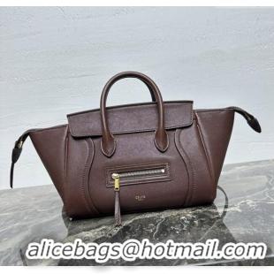 Market Sells Celine Small New Luggage in Supple Shiny Lambskin 124213 2025