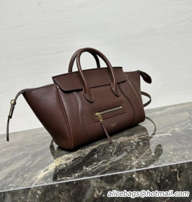 Market Sells Celine Small New Luggage in Supple Shiny Lambskin 124213 2025