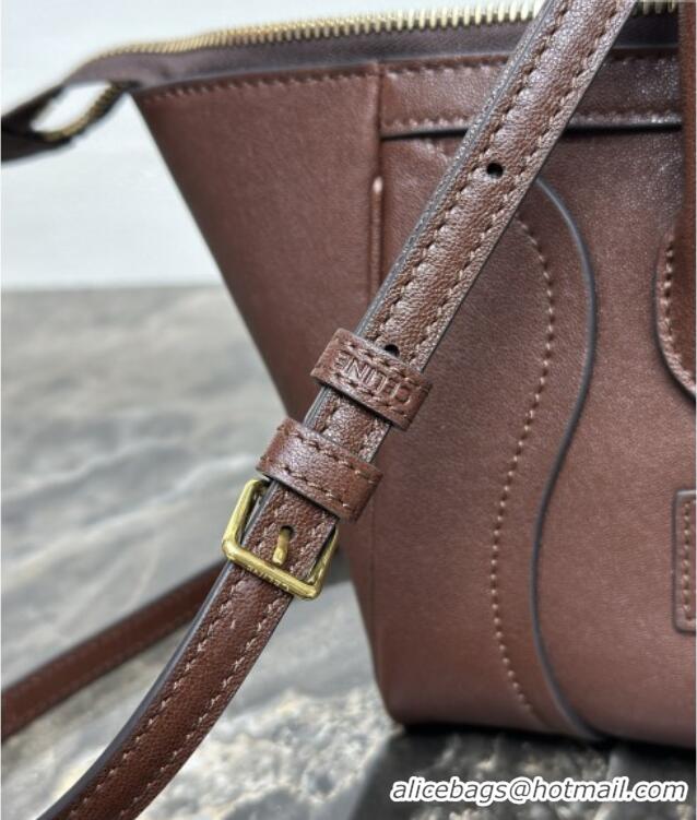 Market Sells Celine Small New Luggage in Supple Shiny Lambskin 124213 2025