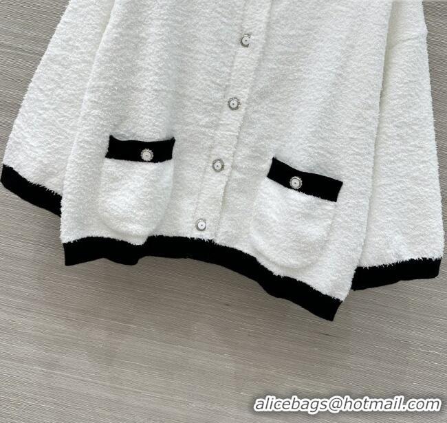 Super Quality Chanel Cardigan CH121901 White 2025