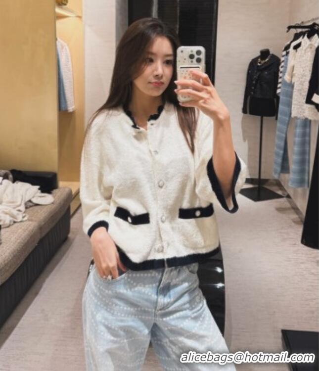 Super Quality Chanel Cardigan CH121901 White 2025