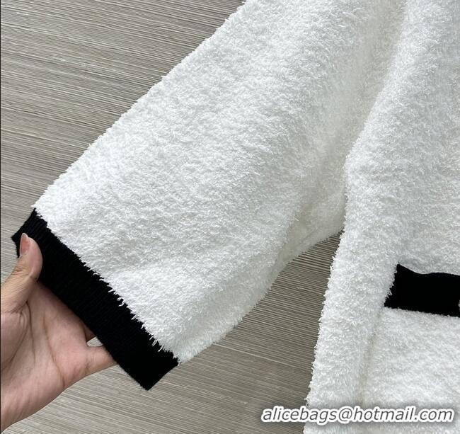 Super Quality Chanel Cardigan CH121901 White 2025