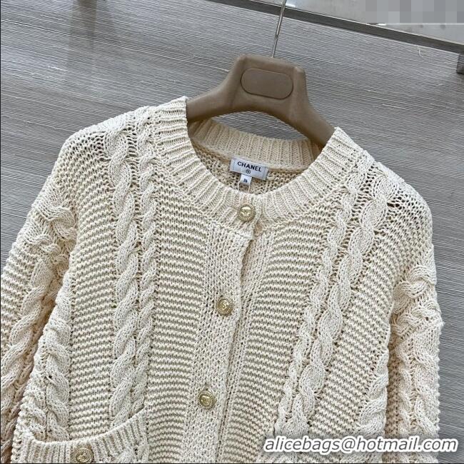 Super Quality Discount Chanel Cardigan M121907 Beige 2025