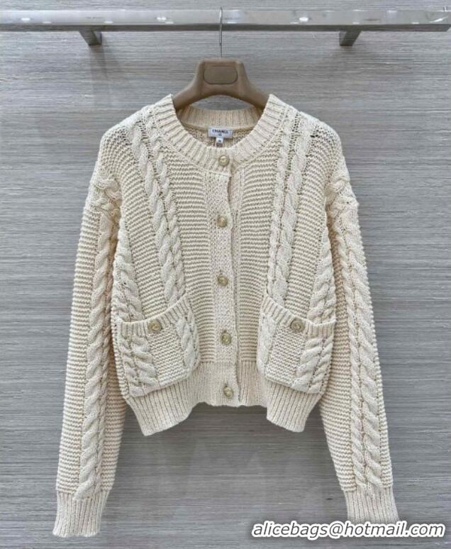 Super Quality Discount Chanel Cardigan M121907 Beige 2025