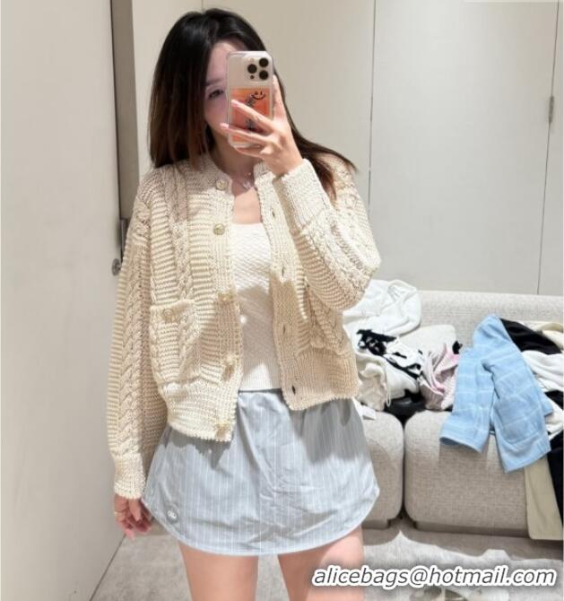 Super Quality Discount Chanel Cardigan M121907 Beige 2025