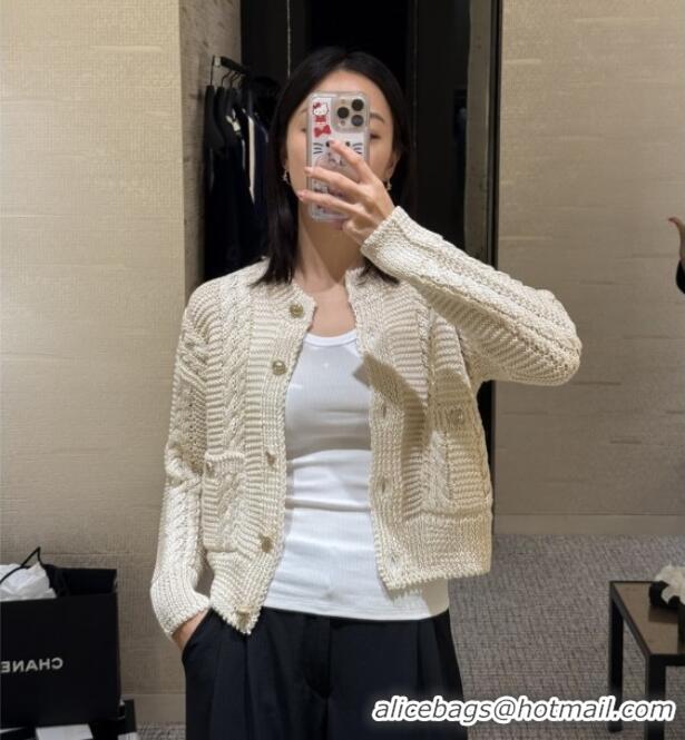 Super Quality Discount Chanel Cardigan M121907 Beige 2025