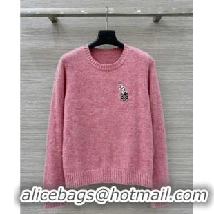Top Discount Trendy Design Loewe Wool Sweater L121905 Pink 2025