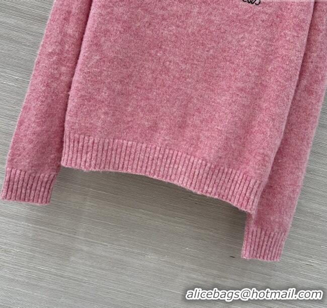 Top Discount Trendy Design Loewe Wool Sweater L121905 Pink 2025