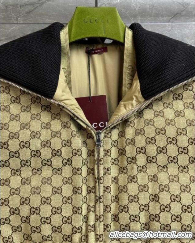 Famous Brand Gucci GG Down Jacket G121908 Beige 2025