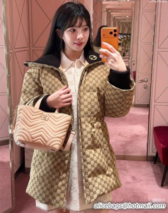 Famous Brand Gucci GG Down Jacket G121908 Beige 2025