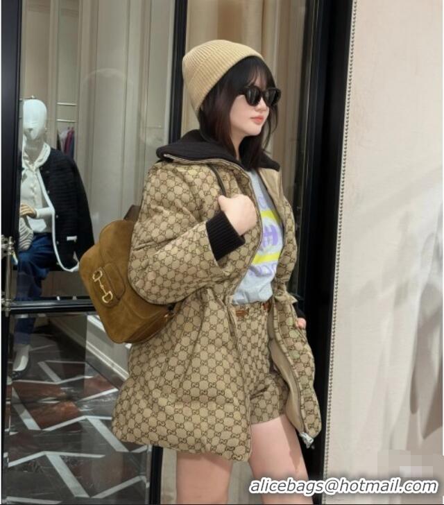 Famous Brand Gucci GG Down Jacket G121908 Beige 2025