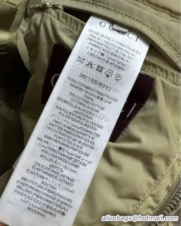 Famous Brand Gucci GG Down Jacket G121908 Beige 2025