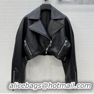 Fashion Discount Alaia Lambskin Jacket A121912 Black 2025