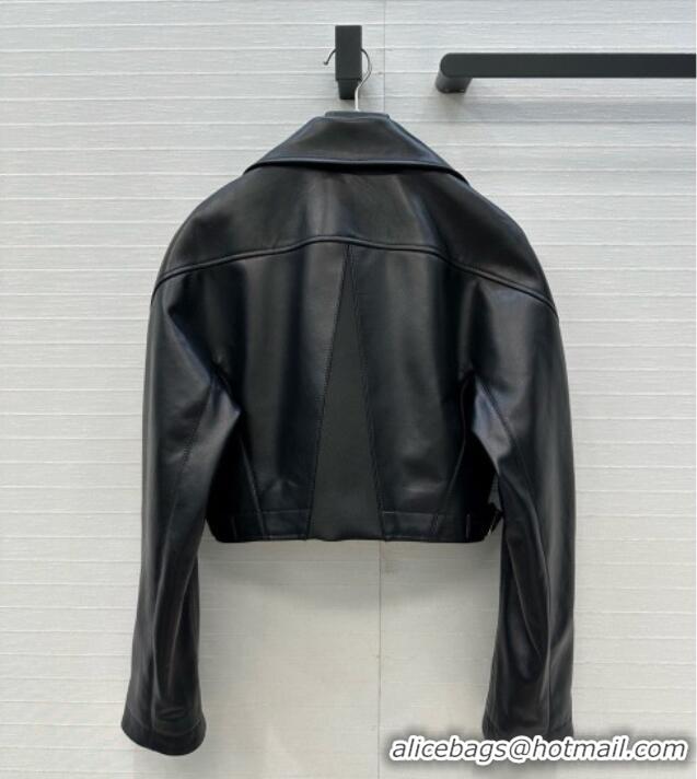 Fashion Discount Alaia Lambskin Jacket A121912 Black 2025