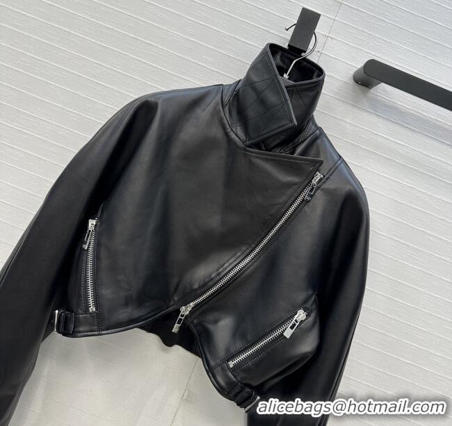 Fashion Discount Alaia Lambskin Jacket A121912 Black 2025