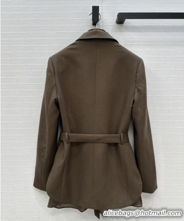 Good Looking Brunello Cucinelli Jacket BC121919 Brown 2025