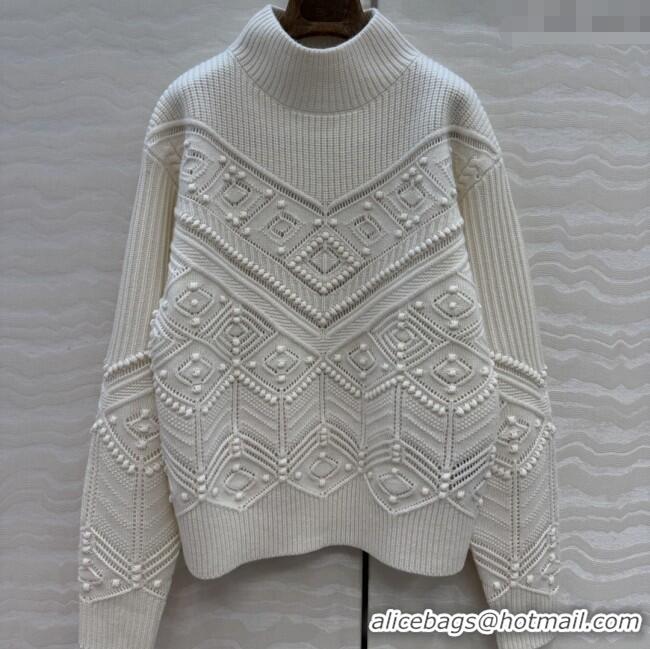 Top Quality Loro Piana Cashmere Sweater LP121921 White 2025