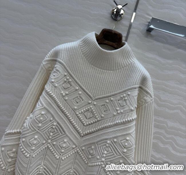 Top Quality Loro Piana Cashmere Sweater LP121921 White 2025