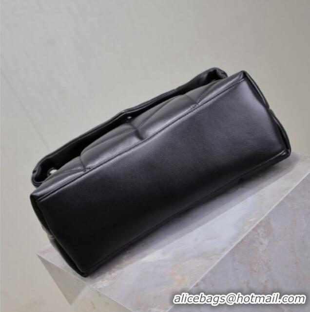 Buy Discount Saint Laurent Puffer Medium Bag in Nappa Leather 577475 Black/Silver 2025