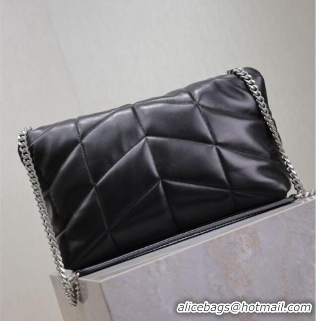 Buy Discount Saint Laurent Puffer Medium Bag in Nappa Leather 577475 Black/Silver 2025