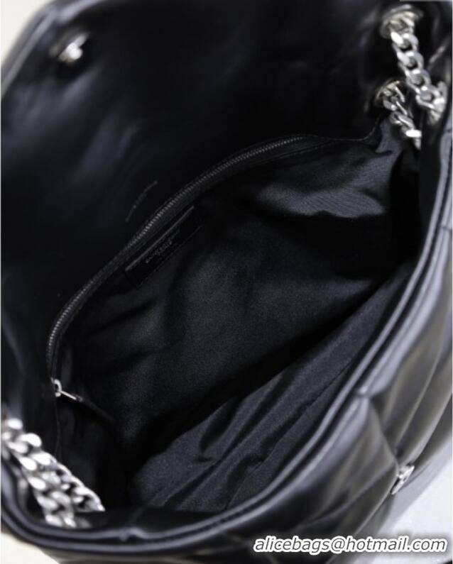 Buy Discount Saint Laurent Puffer Medium Bag in Nappa Leather 577475 Black/Silver 2025