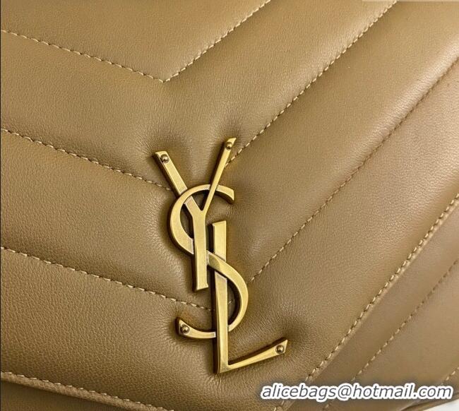 Grade Design Saint Laurent Loulou Medium Bag in Matelasse Lambskin 801439 Beige 2025