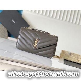 Discount Saint Laurent Loulou Medium Bag in Matelasse Lambskin 801439 Green 2025