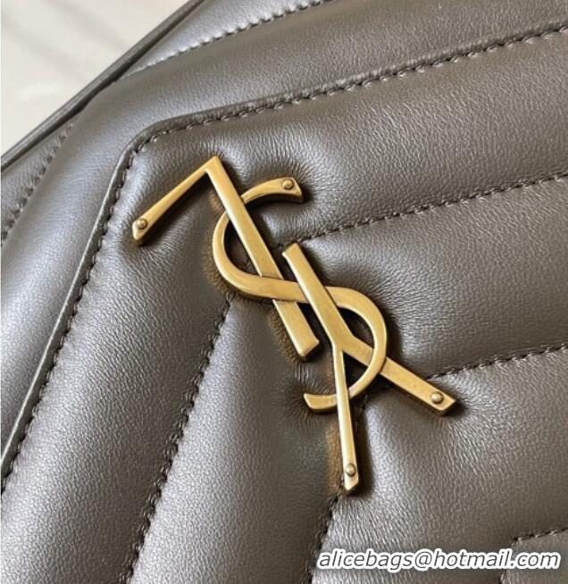 Discount Saint Laurent Loulou Medium Bag in Matelasse Lambskin 801439 Green 2025