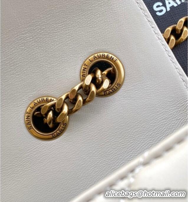 New Design Saint Laurent Loulou Medium Bag in Matelasse Lambskin 801439 White 2025