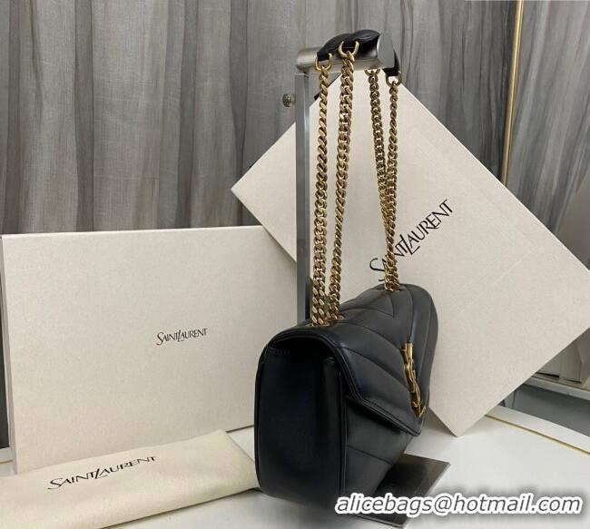 Buy Discount Saint Laurent Loulou Small Bag in Matelasse Lambskin 801437 Black 2025