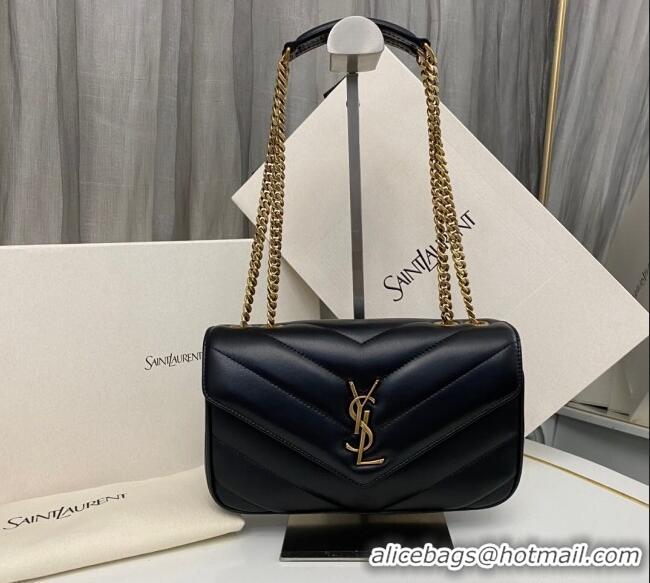 Buy Discount Saint Laurent Loulou Small Bag in Matelasse Lambskin 801437 Black 2025