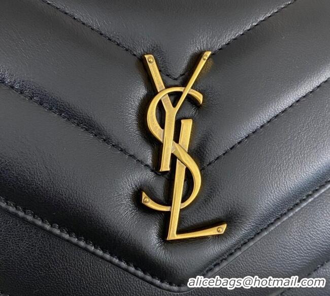 Buy Discount Saint Laurent Loulou Small Bag in Matelasse Lambskin 801437 Black 2025