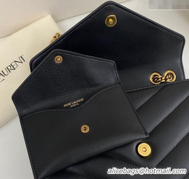 Buy Discount Saint Laurent Loulou Small Bag in Matelasse Lambskin 801437 Black 2025