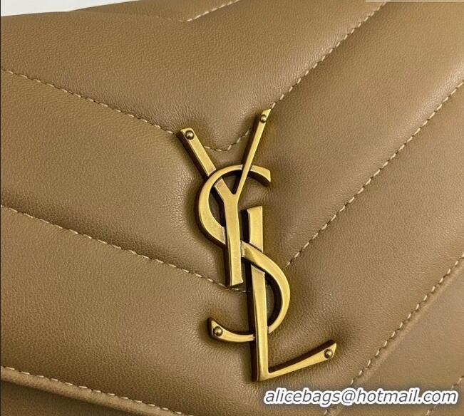 Shop Discount Saint Laurent Loulou Small Bag in Matelasse Lambskin 801437 Beige 2025
