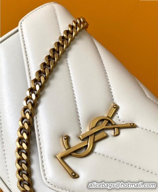 Big Discount Saint Laurent Loulou Small Bag in Matelasse Lambskin 801437 White 2025