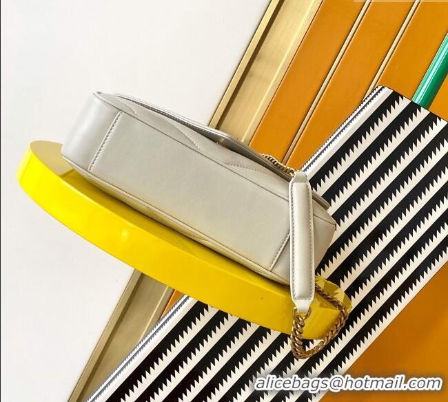 Big Discount Saint Laurent Loulou Small Bag in Matelasse Lambskin 801437 White 2025