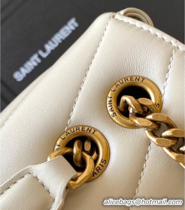 Big Discount Saint Laurent Loulou Small Bag in Matelasse Lambskin 801437 White 2025