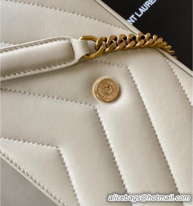 Big Discount Saint Laurent Loulou Small Bag in Matelasse Lambskin 801437 White 2025